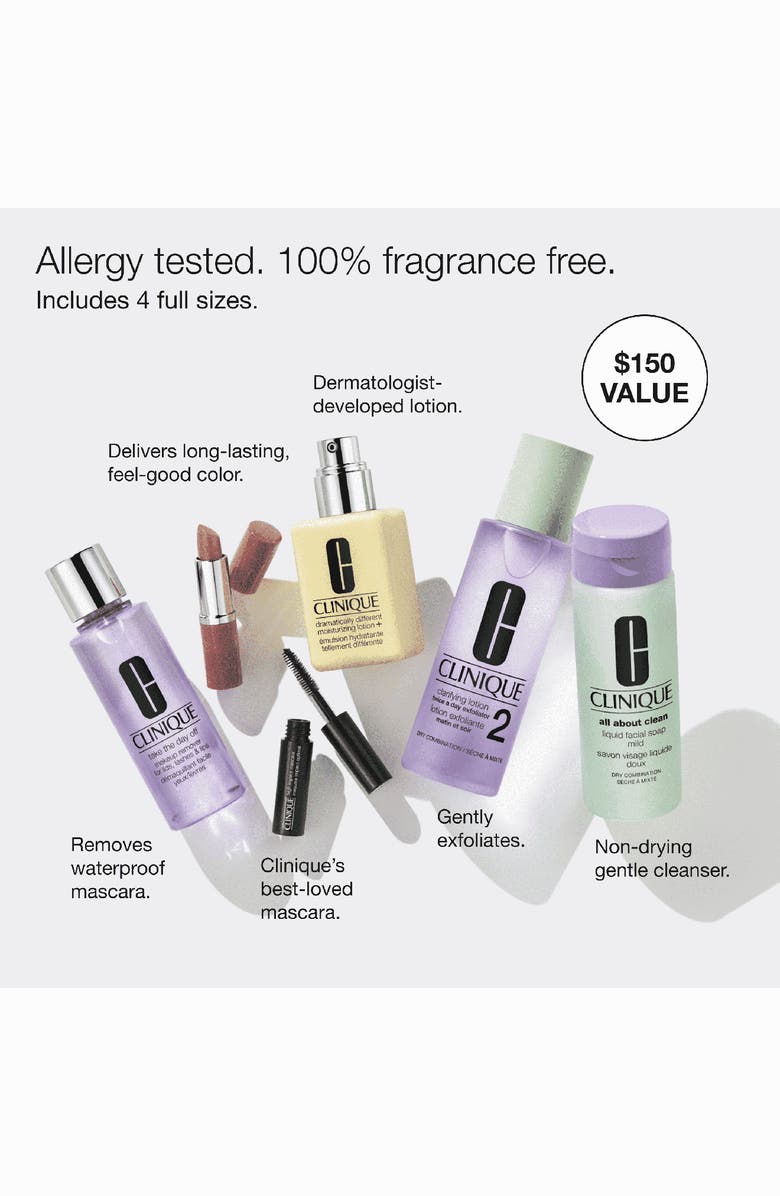 Clinique Icons Skin Care & Makeup Gift Set (Limited Edition) $150 Value, Alternate, color, 