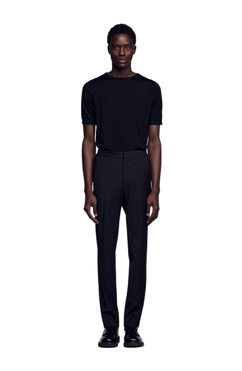 SANDRO Elasticated trousers, Alternate, color, 