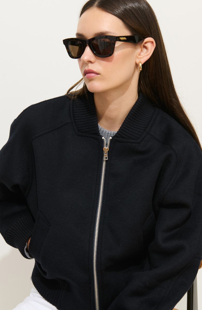 Alex Mill Bowery Street Wool Jacket, Alternate, color, Navy