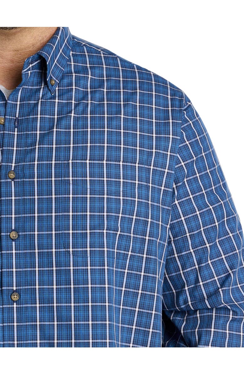 Harbor Bay by DXL Big & Tall Easy-Care Plaid Sport Shirt, Alternate, color, 