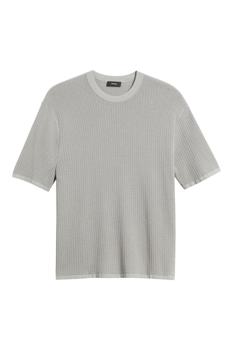 Tactile Cotton Open Stitch T-Shirt, Alternate, color, NEW DARK VAPOR