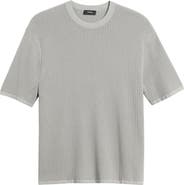 Theory Tactile Cotton Open Stitch T-Shirt
