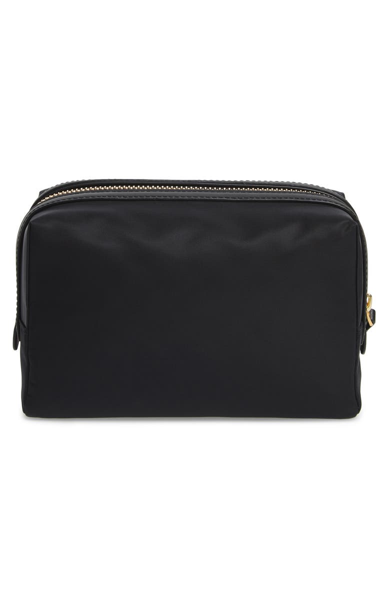 Tory Burch Small Perry Nylon Cosmetics Case, Alternate, color,