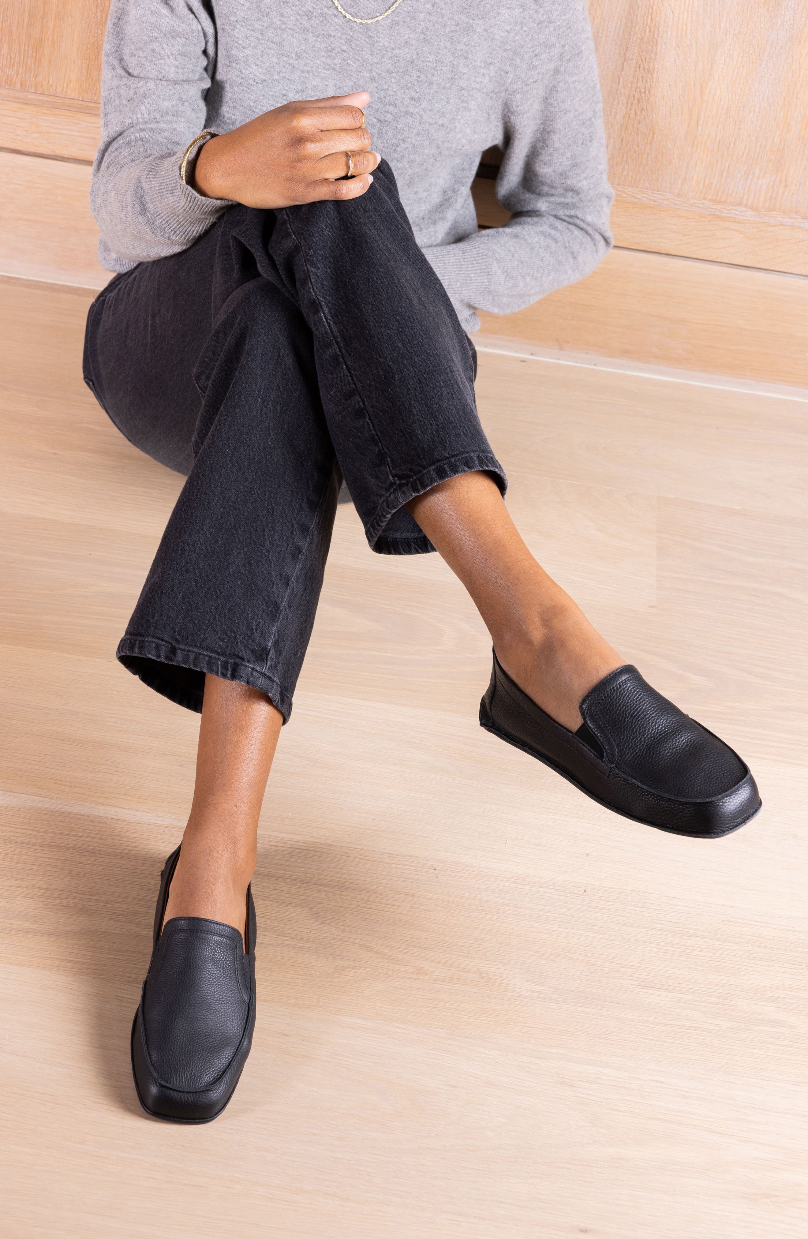 L'Amour des Pieds Falira Loafer, Alternate, color, Black