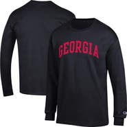 Champion Men's Champion Black Georgia Bulldogs Basic Arch Long Sleeve T-Shirt
