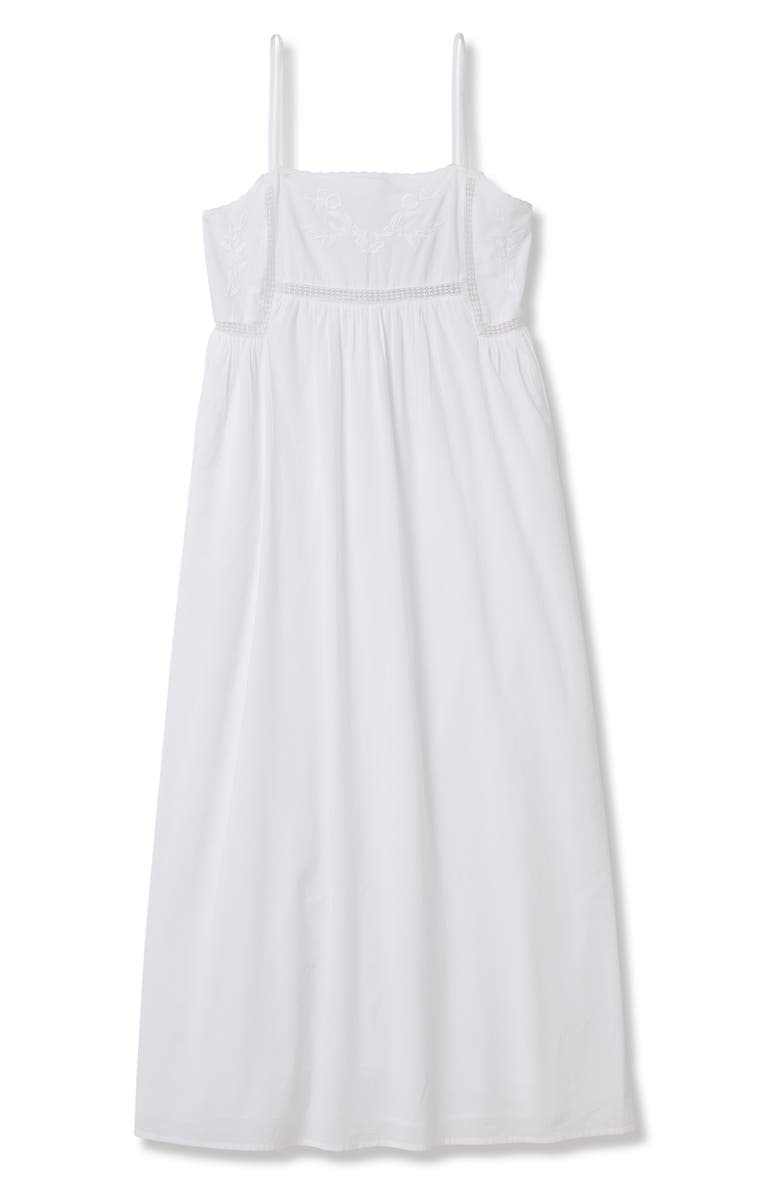 Petite Plume Lune Voile Cotton Nightgown, Main, color,