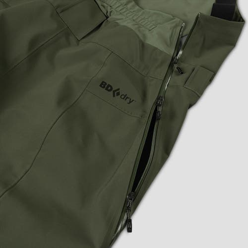 Black Diamond Recon Stretch Bib Pant In Green