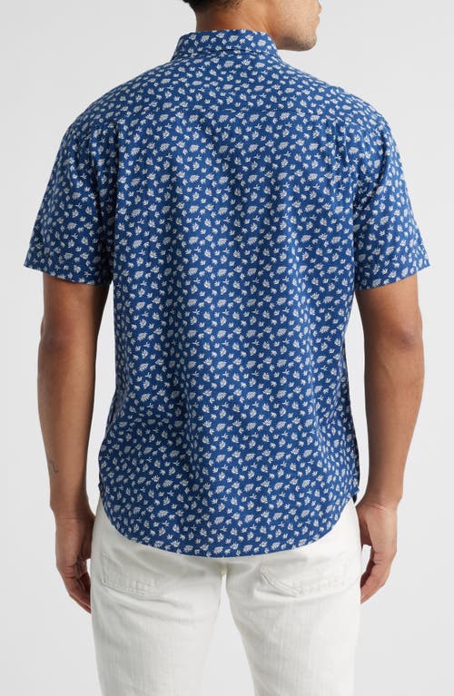 Rails Carson Short Sleeve Stretch Linen Blend Button-up Shirt