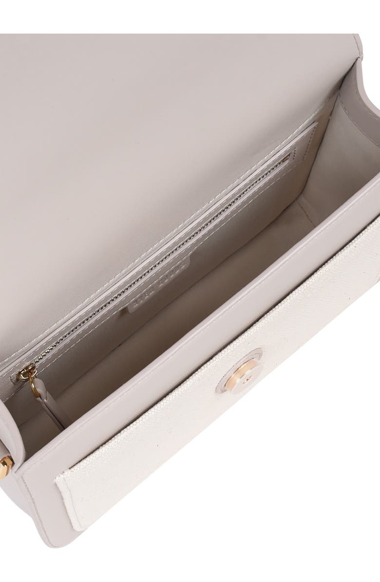 HYER GOODS Upcycled Leather and Canvas Convertible Crossbody Satchel, Alternate, color, Canvas/ Stone