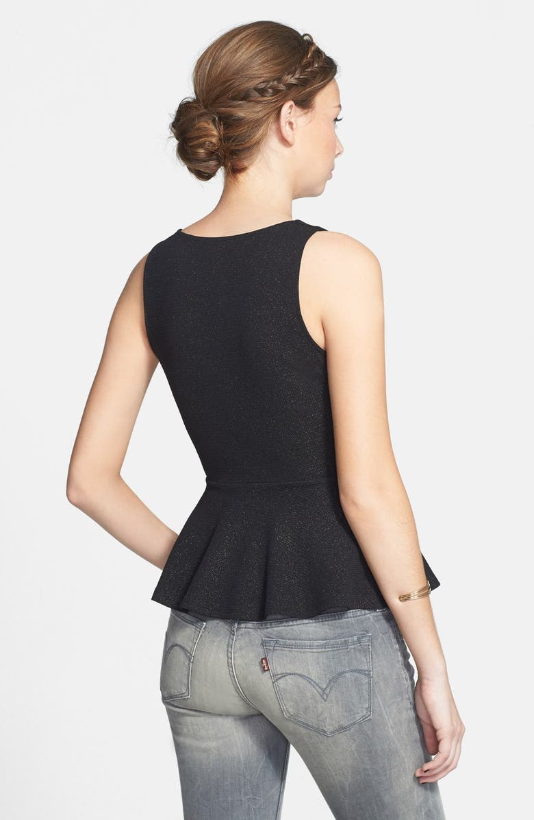Soprano Quilted Peplum Tank, Alternate, color, 