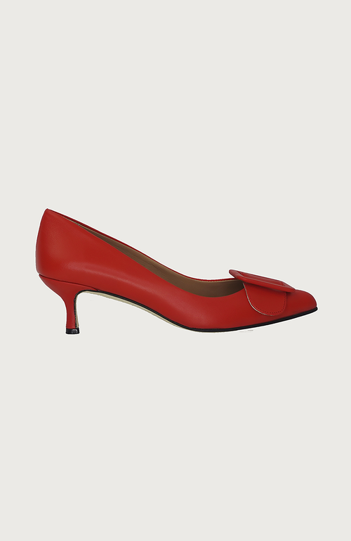 Andrea Carrano Shoes Milk Kitten Heel