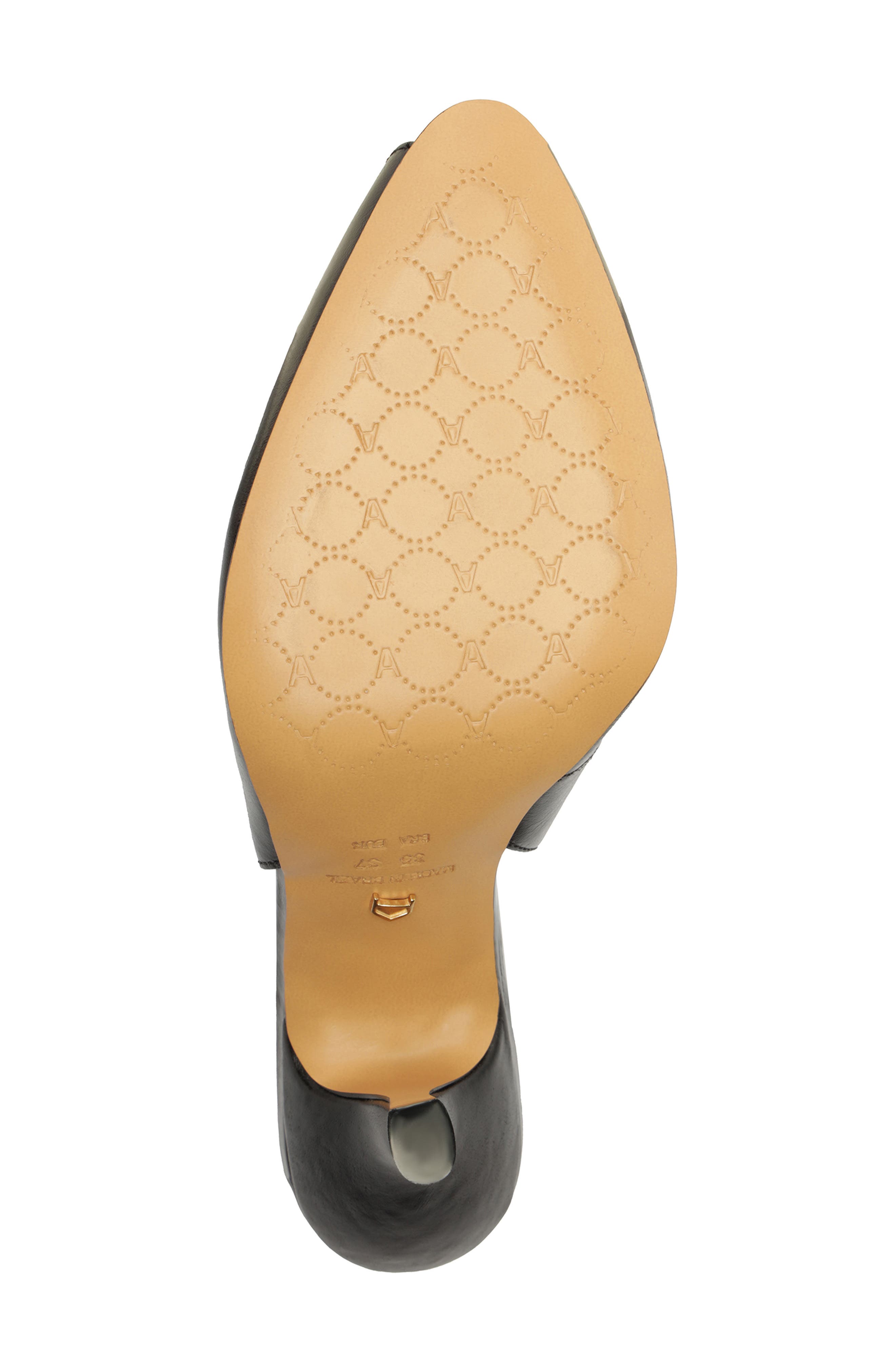 Arezzo Olivia Slingback Peep Toe Pump, Alternate, color, Black