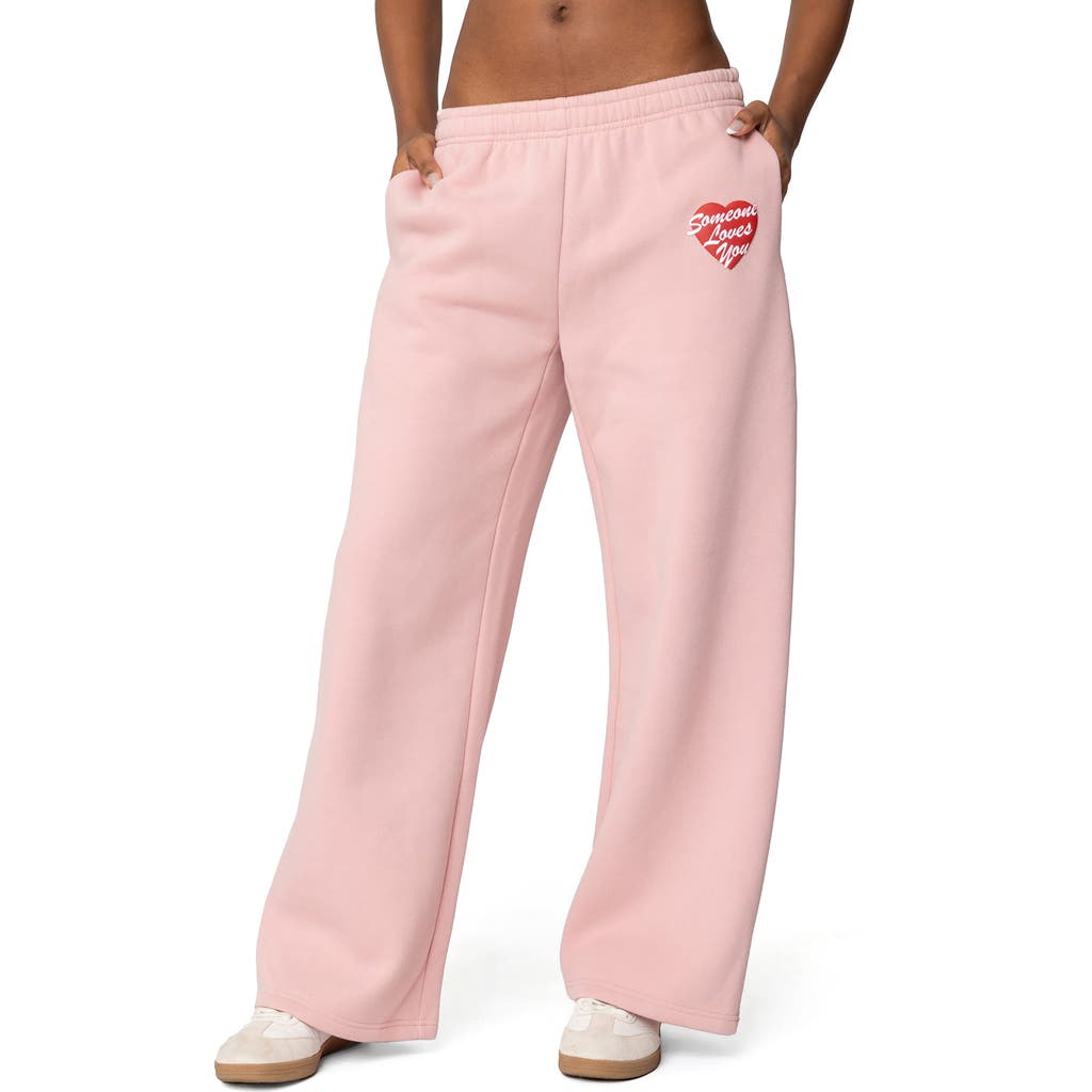 EDIKTED EDIKTED SOMEONE LOVE YOU SWEATPANTS