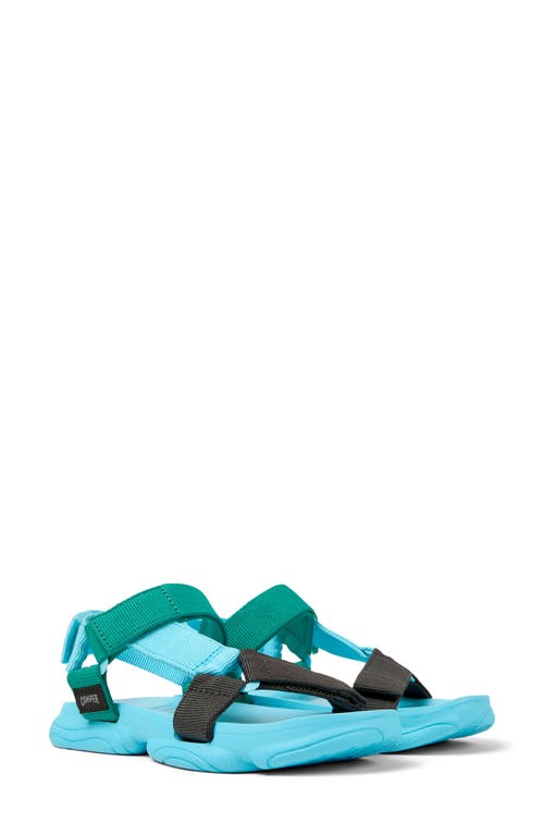 Camper Karst Sandal In Blue/green/black Multi