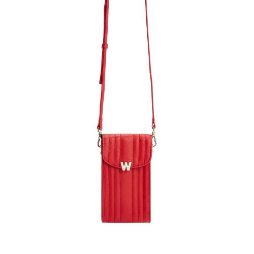 WOLF Mimi Phone Case with Wristlet & Lanyard in Red at Nordstrom