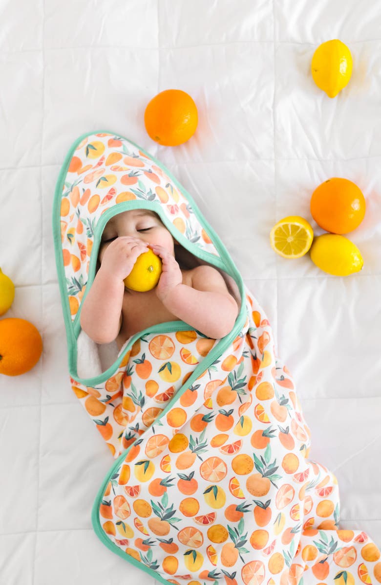 Copper Pearl Premium Hooded Towel, Alternate, color, Citrus