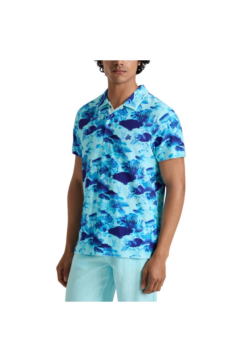Men Terry Polo Coral Reef, Alternate, color, Oxygen