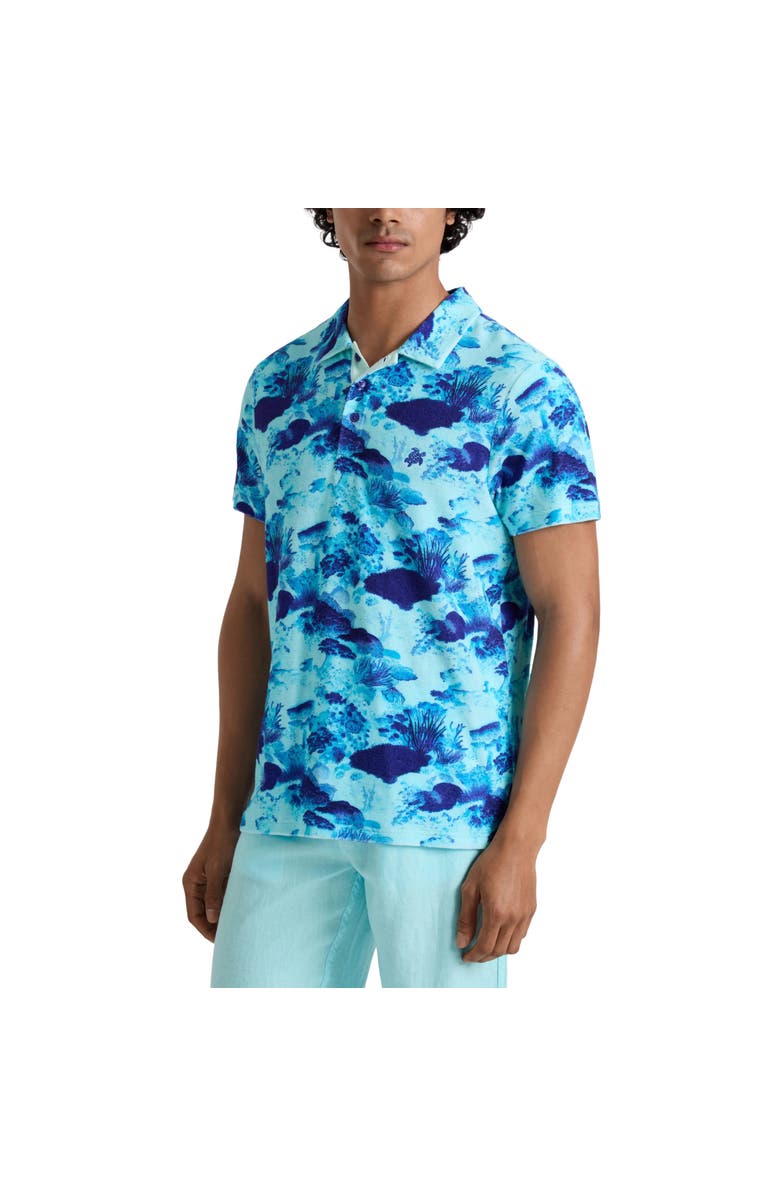 Vilebrequin Men Terry Polo Coral Reef, Alternate, color, Oxygen
