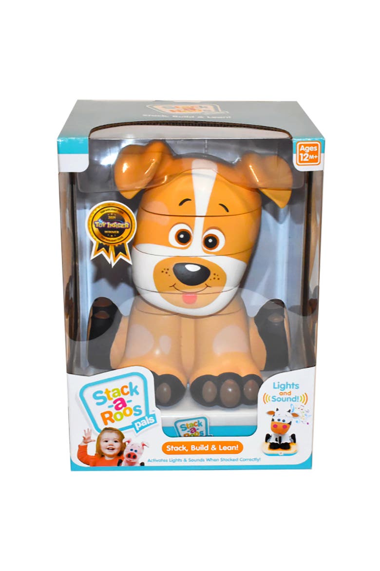 Labrador Puppy 5 Piece Stacking Tower, Alternate, color, Multicolored