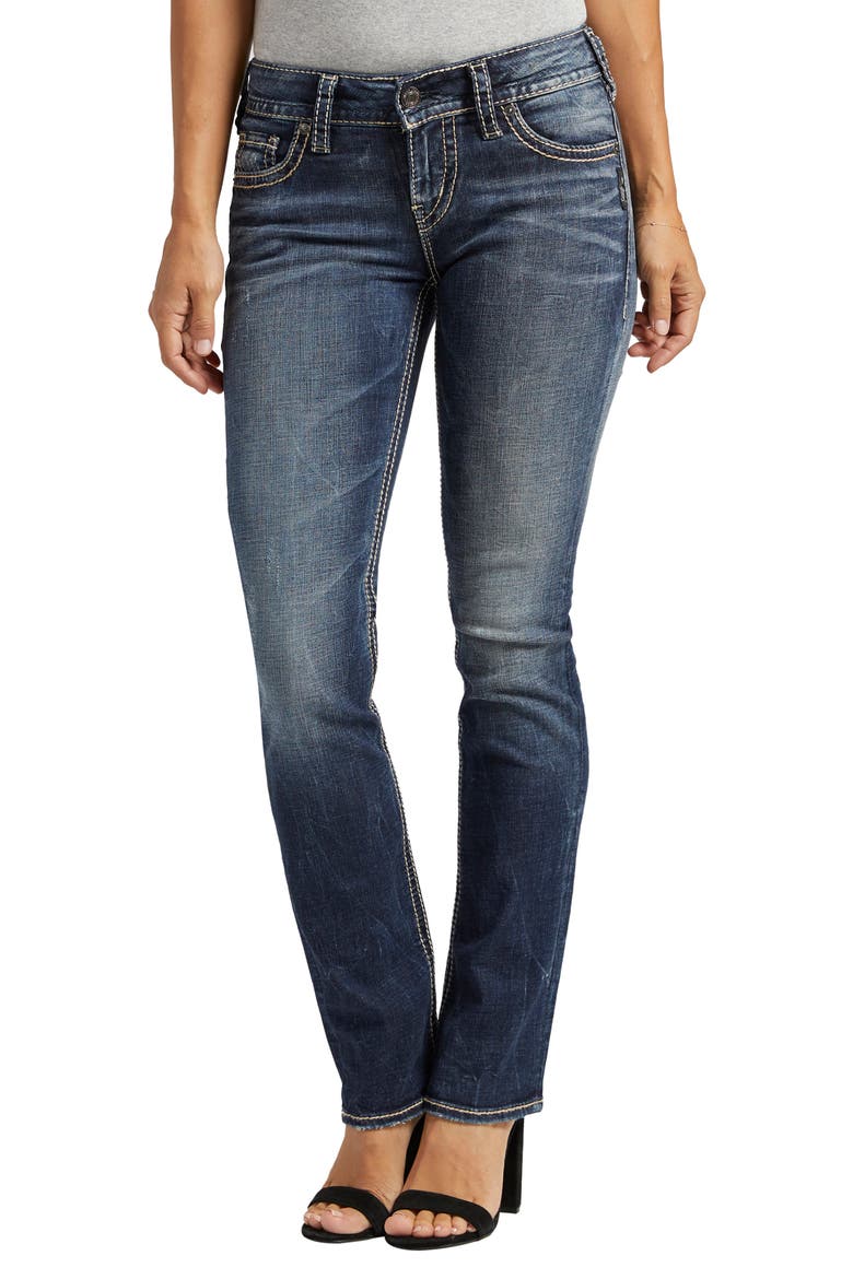 Suki Straight Leg Jeans, Main, color, INDIGO