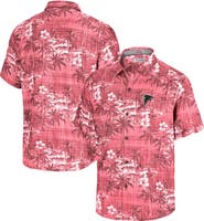 Tommy Bahama Men's Tommy Bahama Red Atlanta Falcons Coconut Point Isla Palmetta Camp Button-Up Shirt