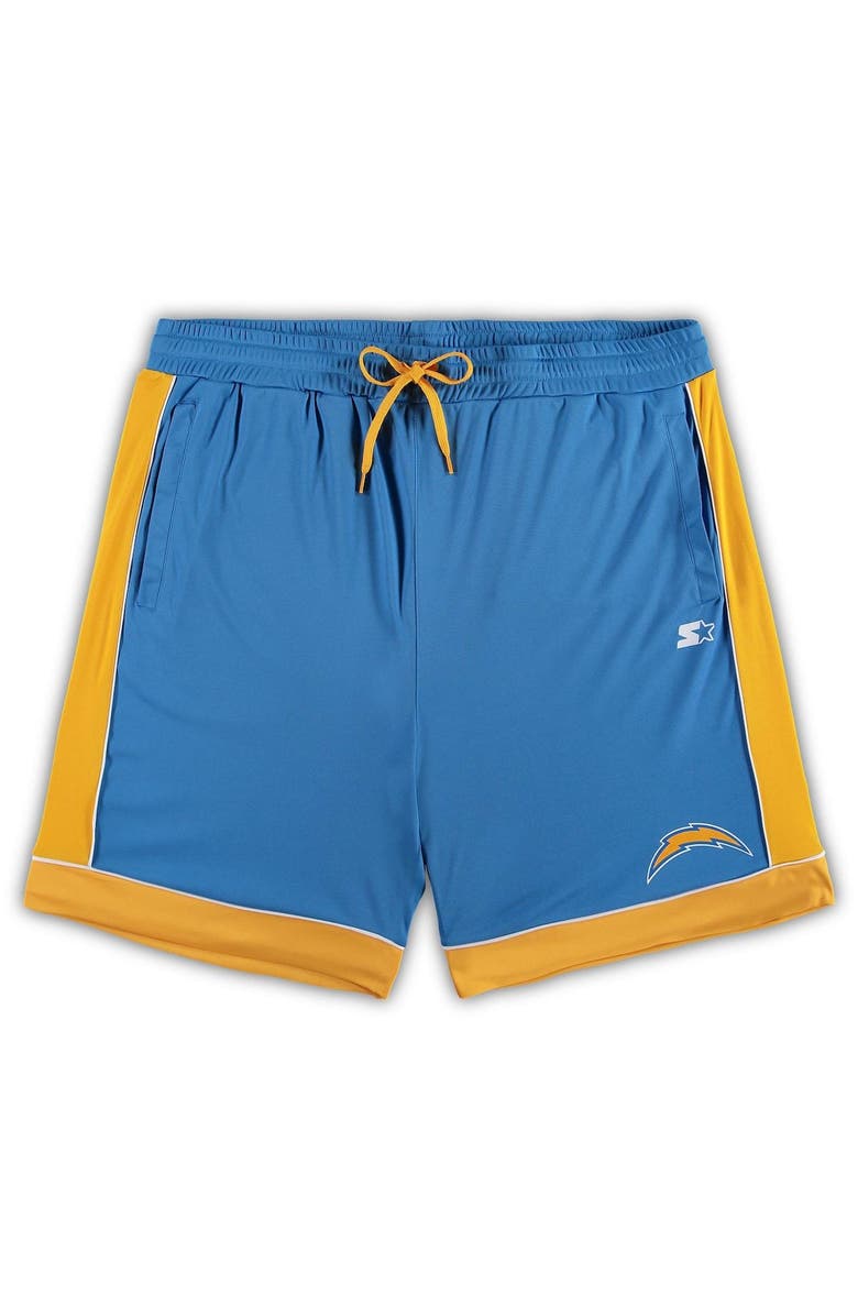 STARTER Men's Starter Powder Blue/Gold Los Angeles Chargers Fan Favorite Fashion Shorts, Alternate, color, Powder Blue
