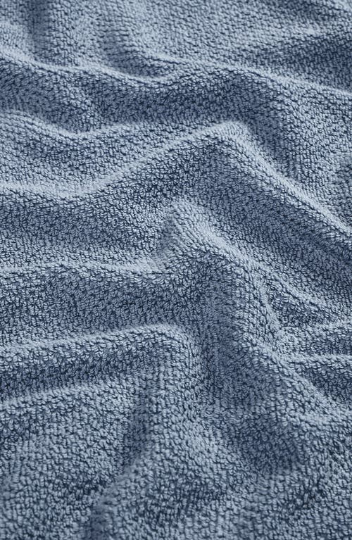 Woven & Weft 2-pack Cotton Bath Towels In Chambray Blue