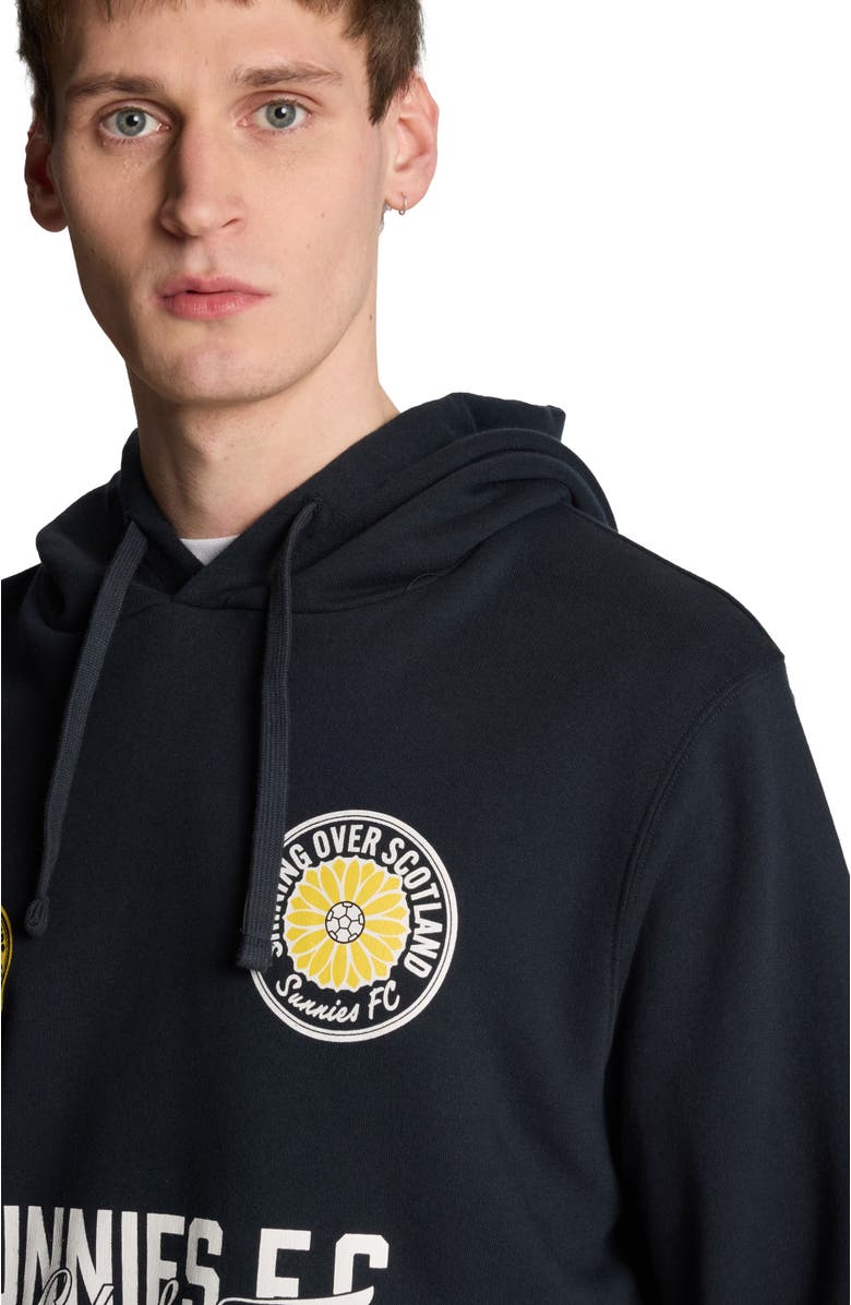 Lyle & Scott Sunnies FC Graphic Pullover Hoodie, Alternate, color, Dark Navy