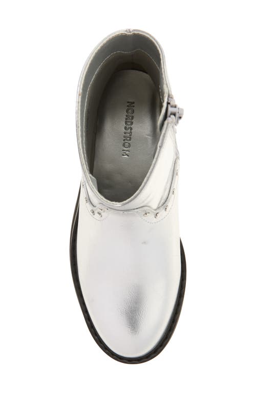 Nordstrom Florence Studded Bootie In Silver