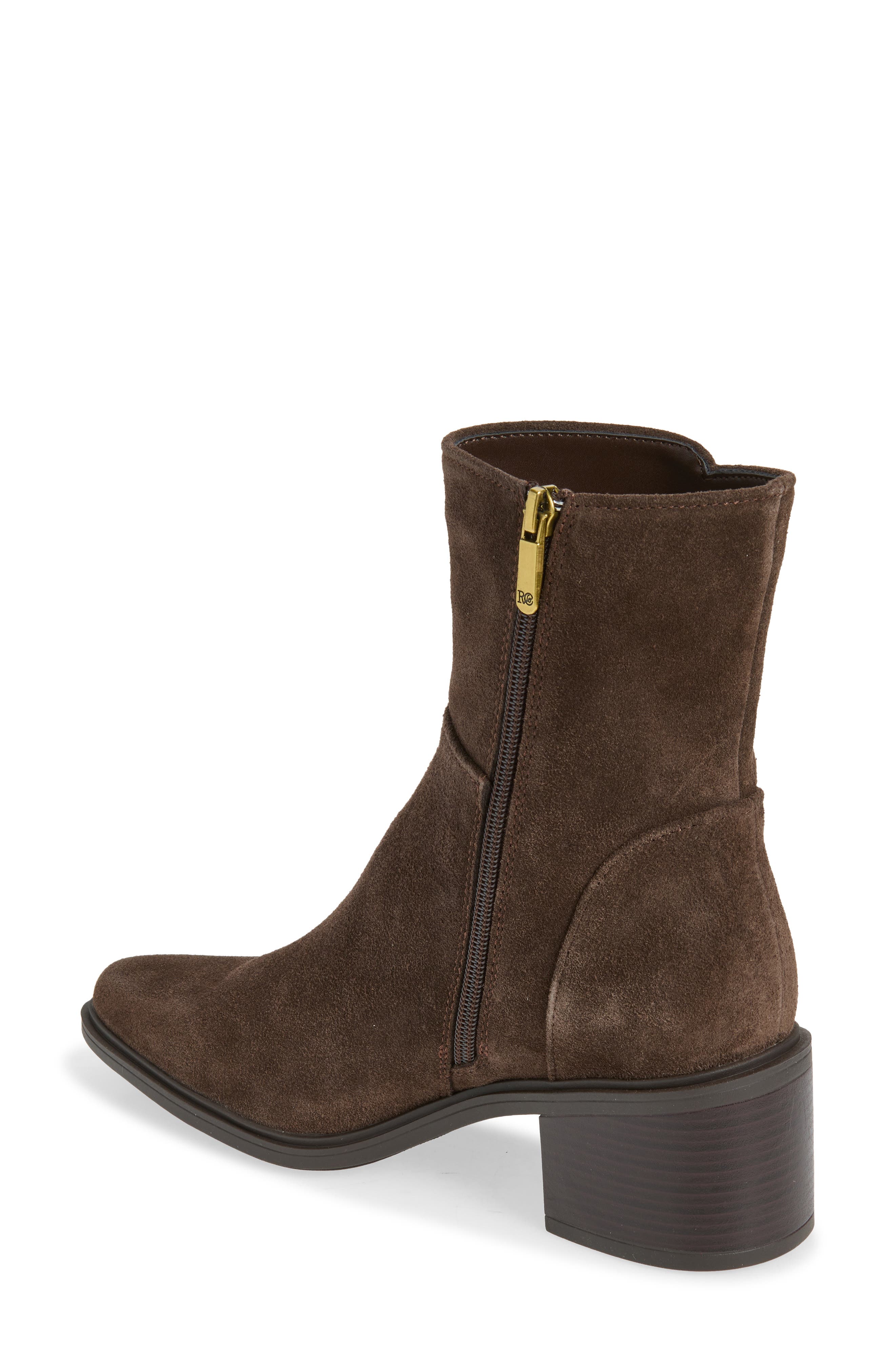 Elettra Leather Bootie, Alternate, color, ETNA CHOCOLATE-7284