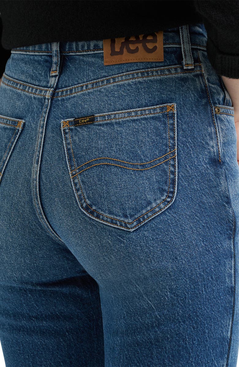 Lee High Waist Bootcut Jeans, Alternate, color, Crystal Clear