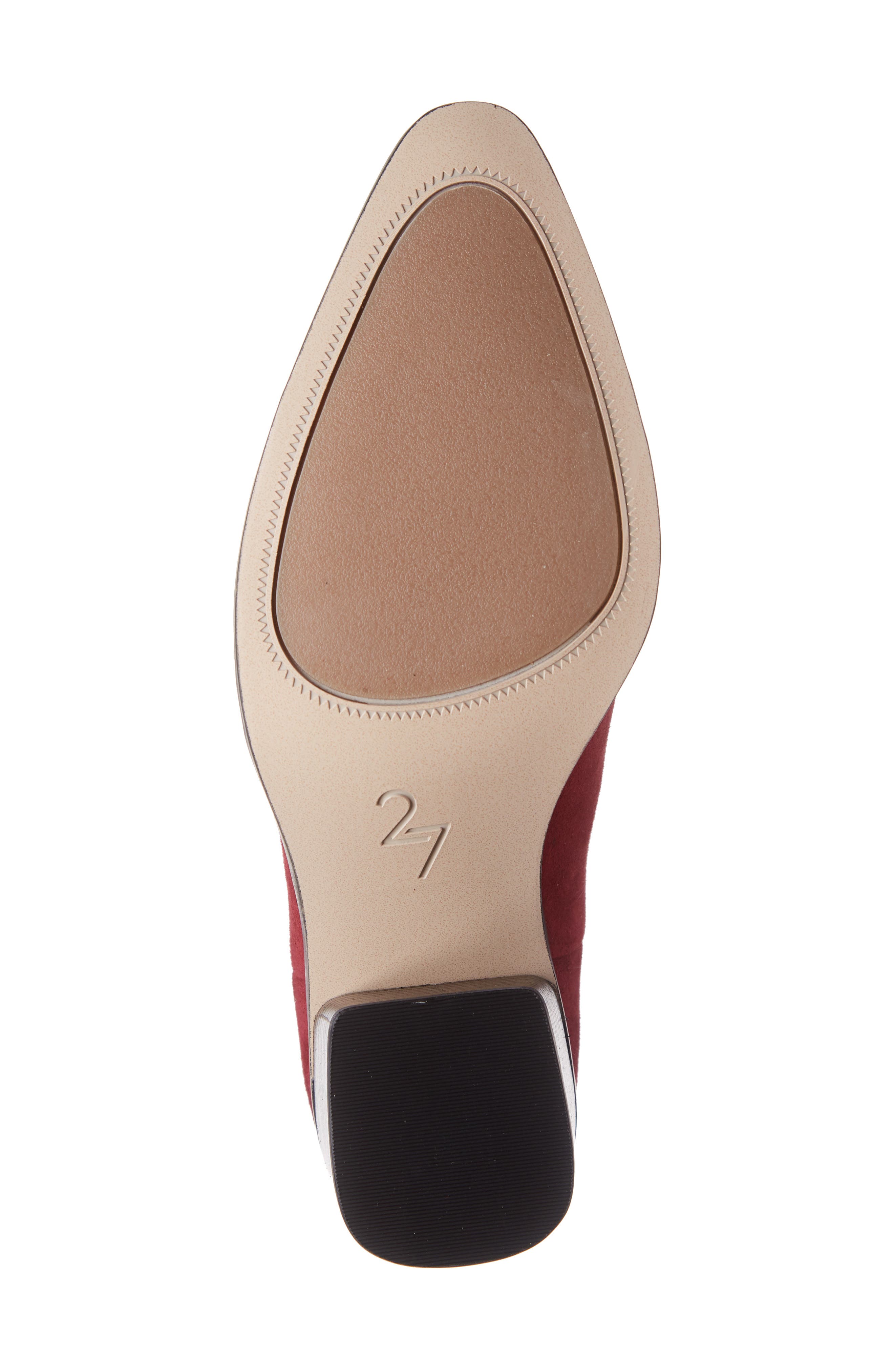 27 Edit Berkley Block Heel Bootie, Alternate, color, PLUM ROUGE SNAKE PRINT LEATHER