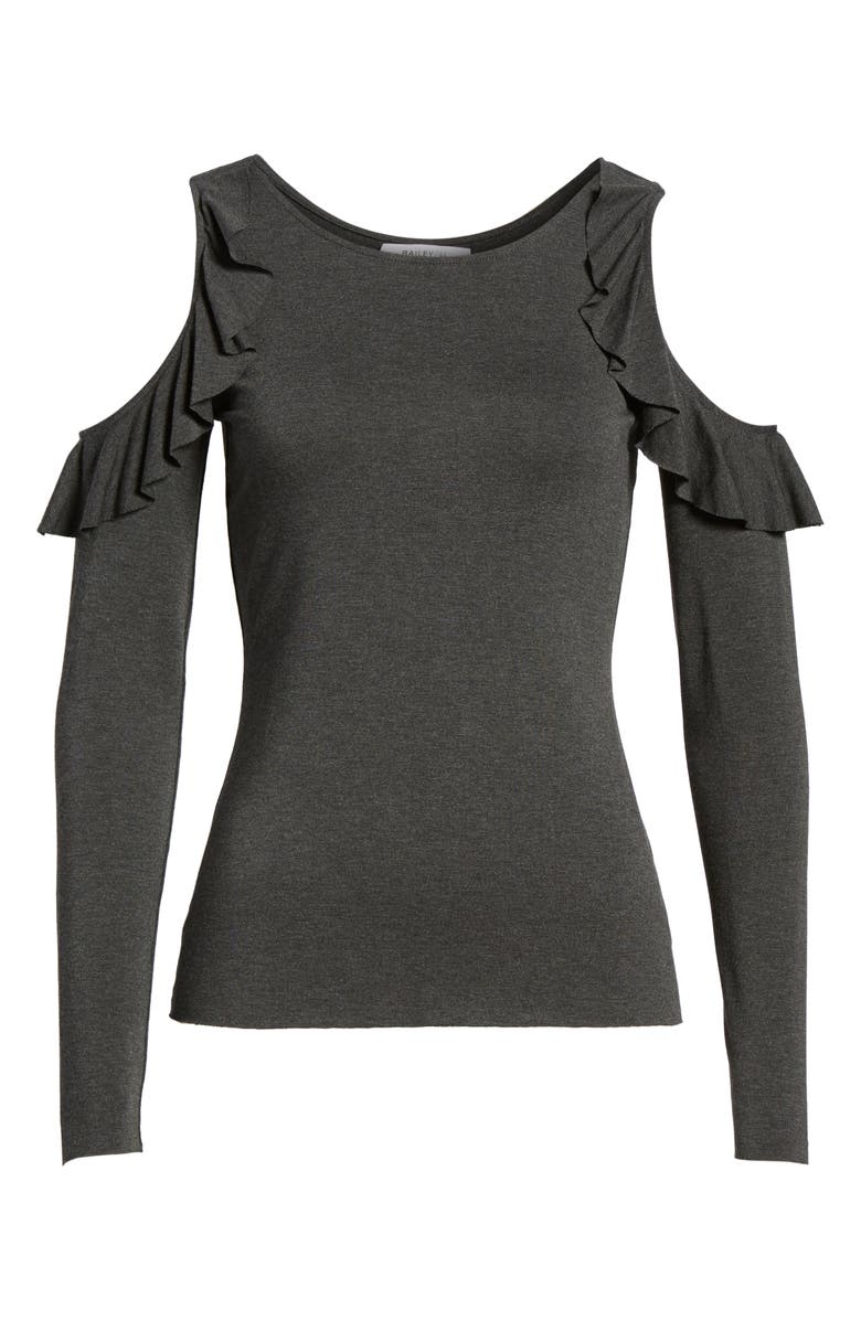 Bailey 44 Ruffle Cold Shoulder Top, Alternate, color, 