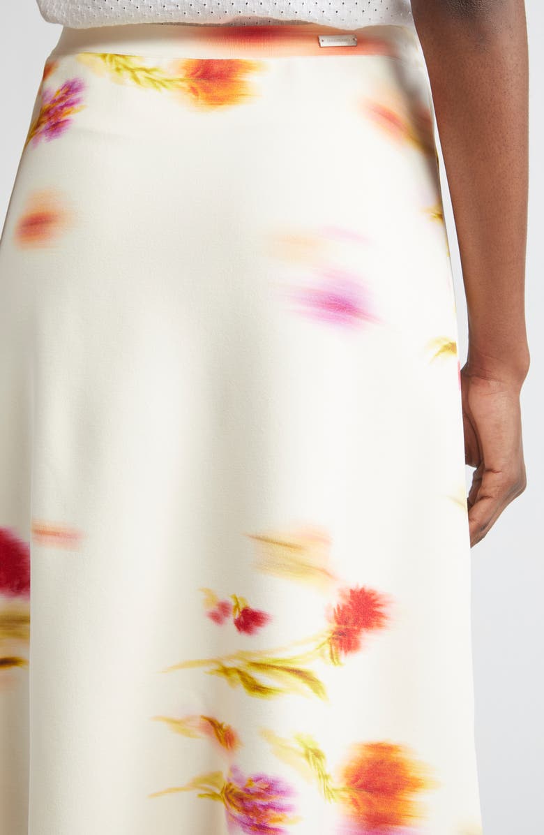 FERRAGAMO Blurred Print A-Line Skirt, Alternate, color,