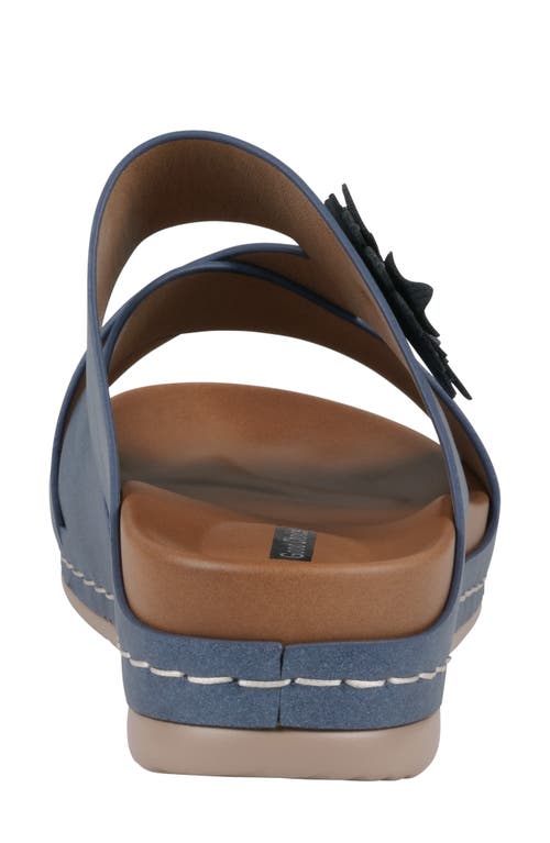 Gc Shoes Nessie Comfort Slide Sandal In Blue