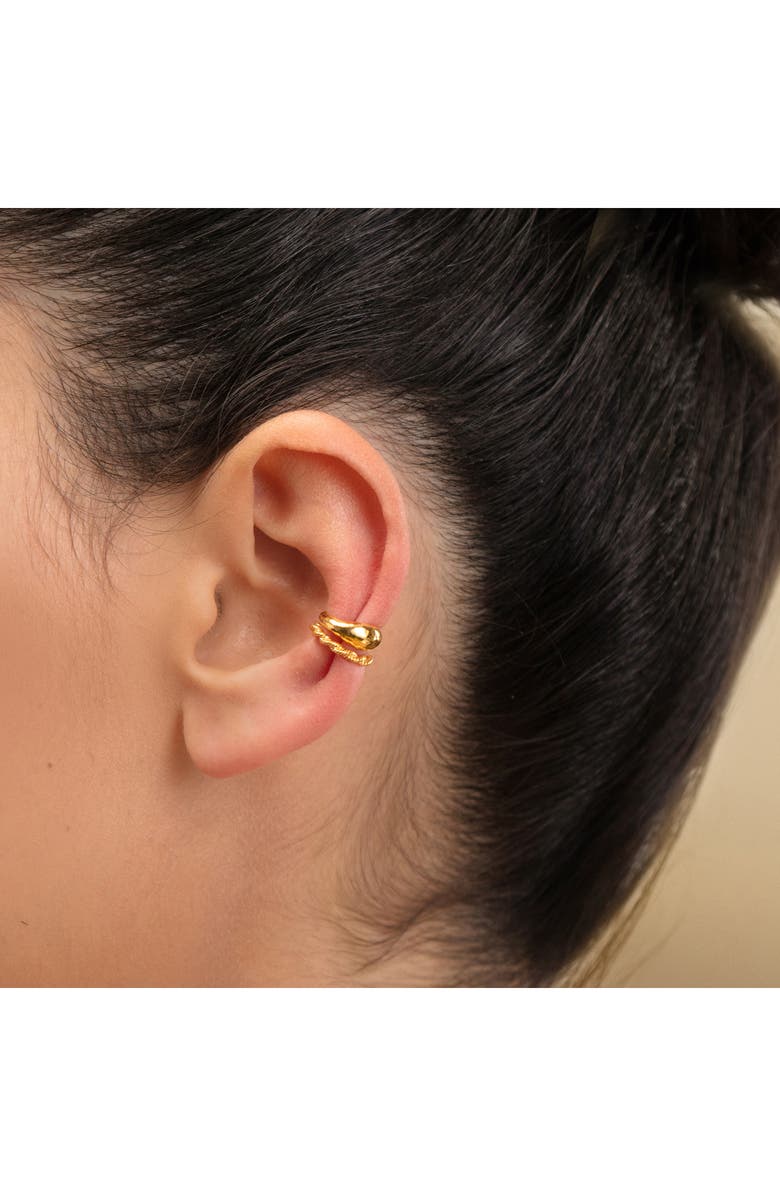 Monica Vinader Corda Ear Cuff, Alternate, color, 