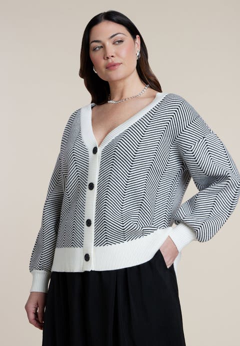 Intarsia Cardigan