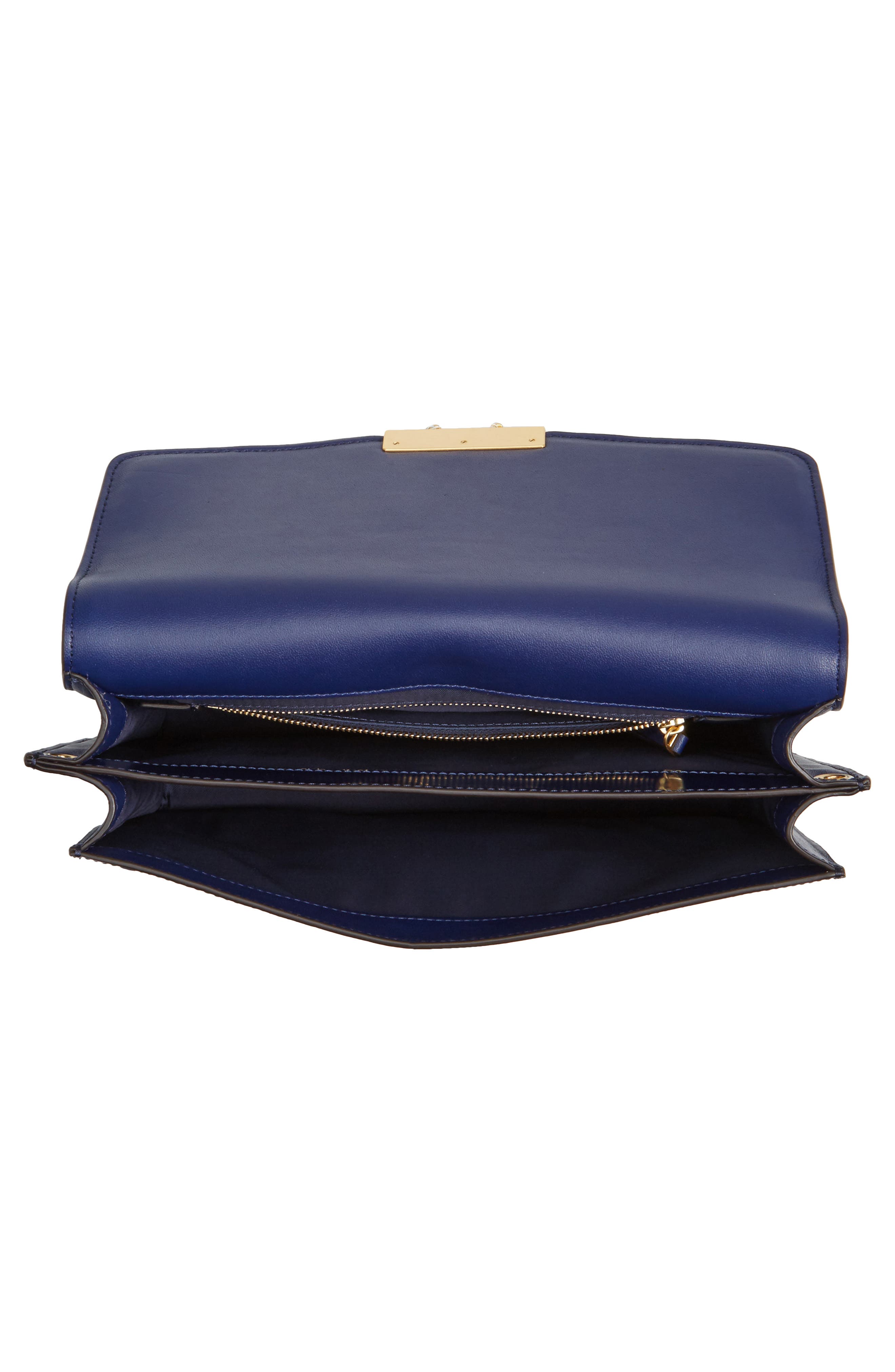 Tory Burch Juliette Leather Shoulder Bag, Alternate, color, 