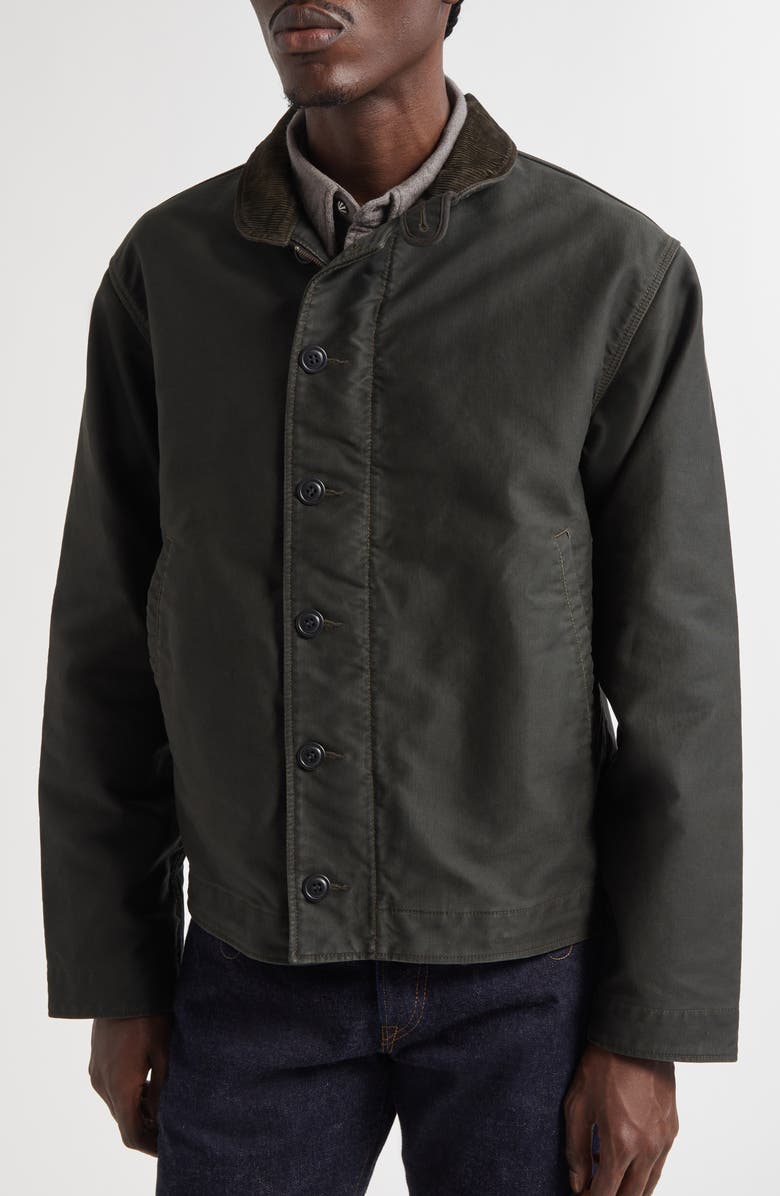 Jungle Cloth Bower Corduroy Collar Deck Jacket