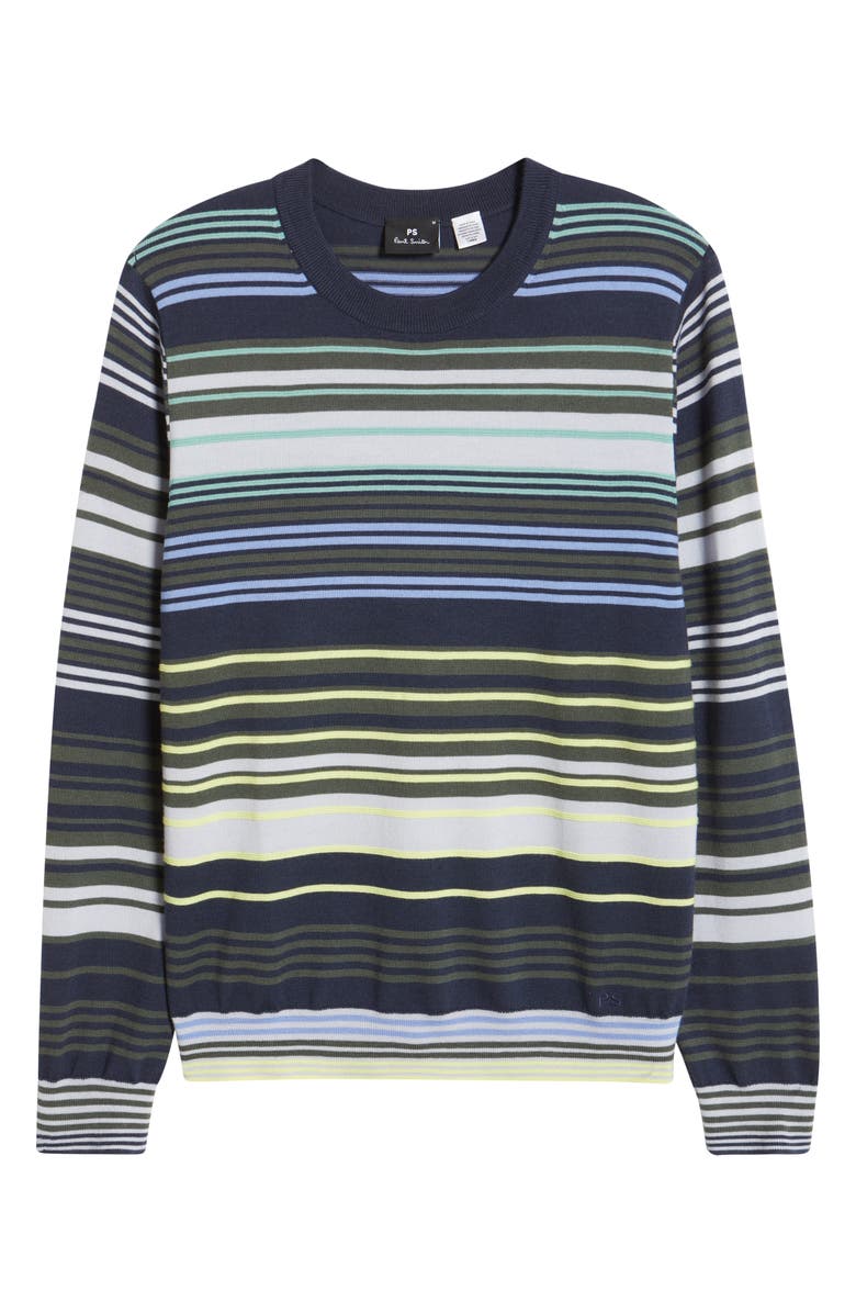 Paul Smith Stripe Merino Wool Sweater, Alternate, color, 