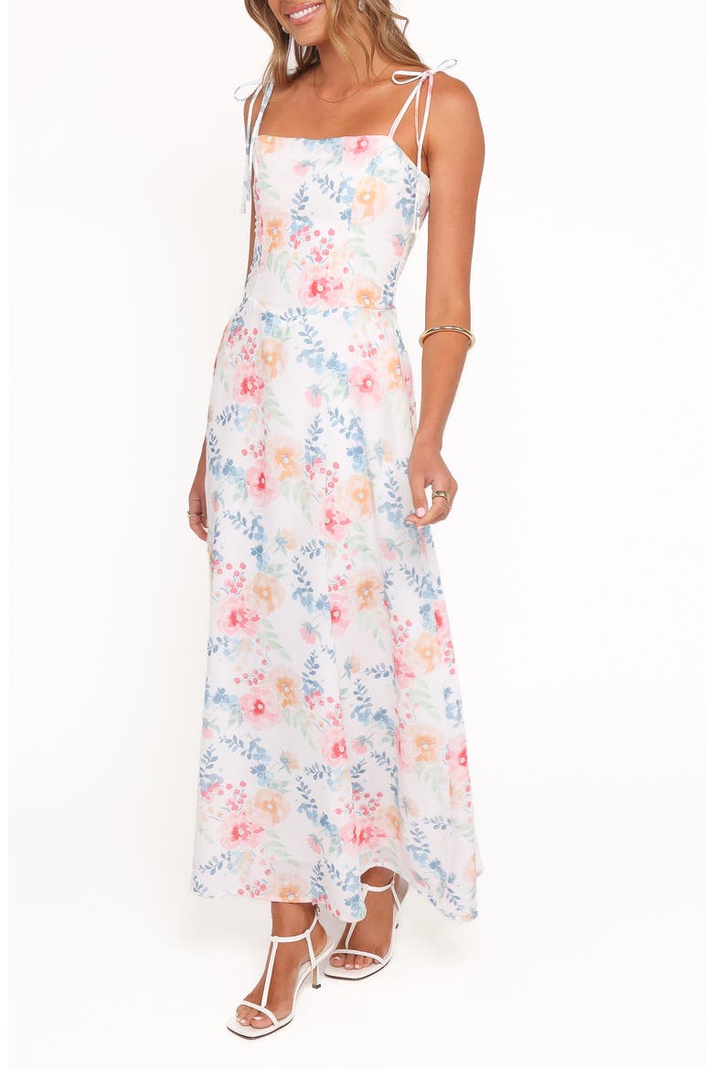 Jaxon Fit & Flare Maxi Dress, Alternate, color, FLORAL