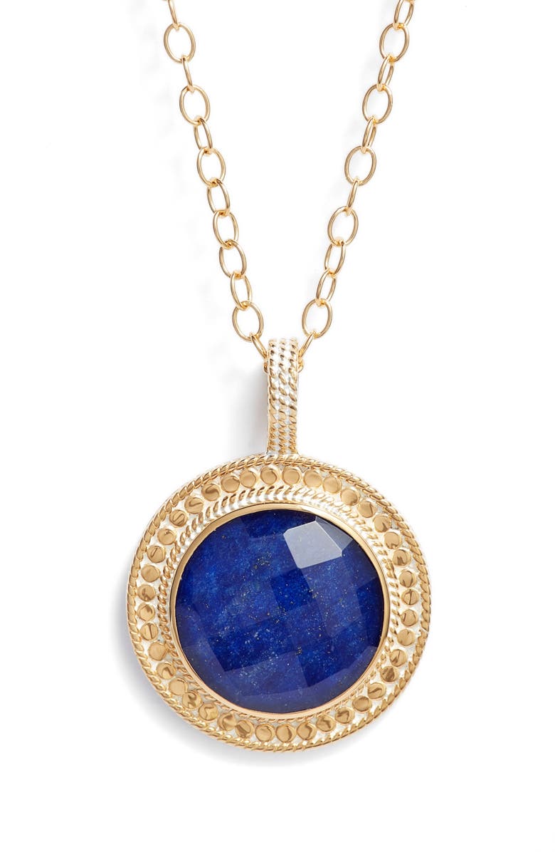 Anna Beck Lapis Lazuli Pendant Necklace, Main, color,