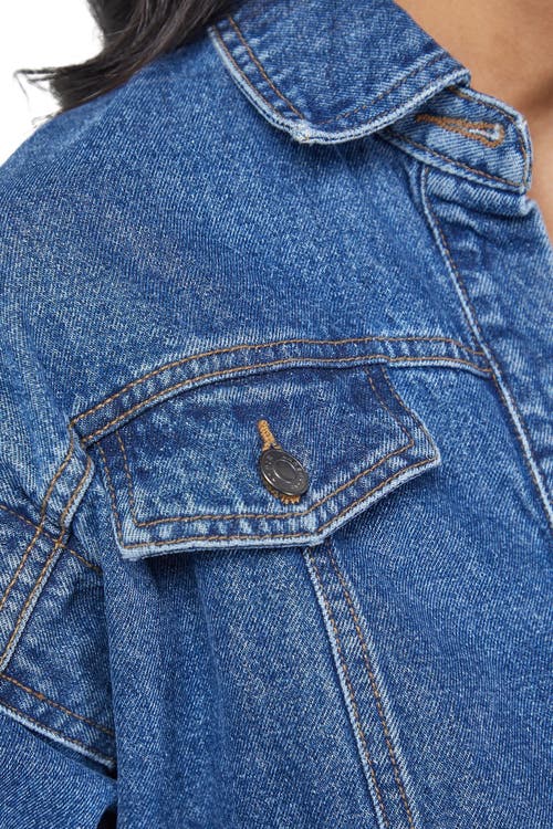 Warehouse Tony Denim Jumpsuit In Blue