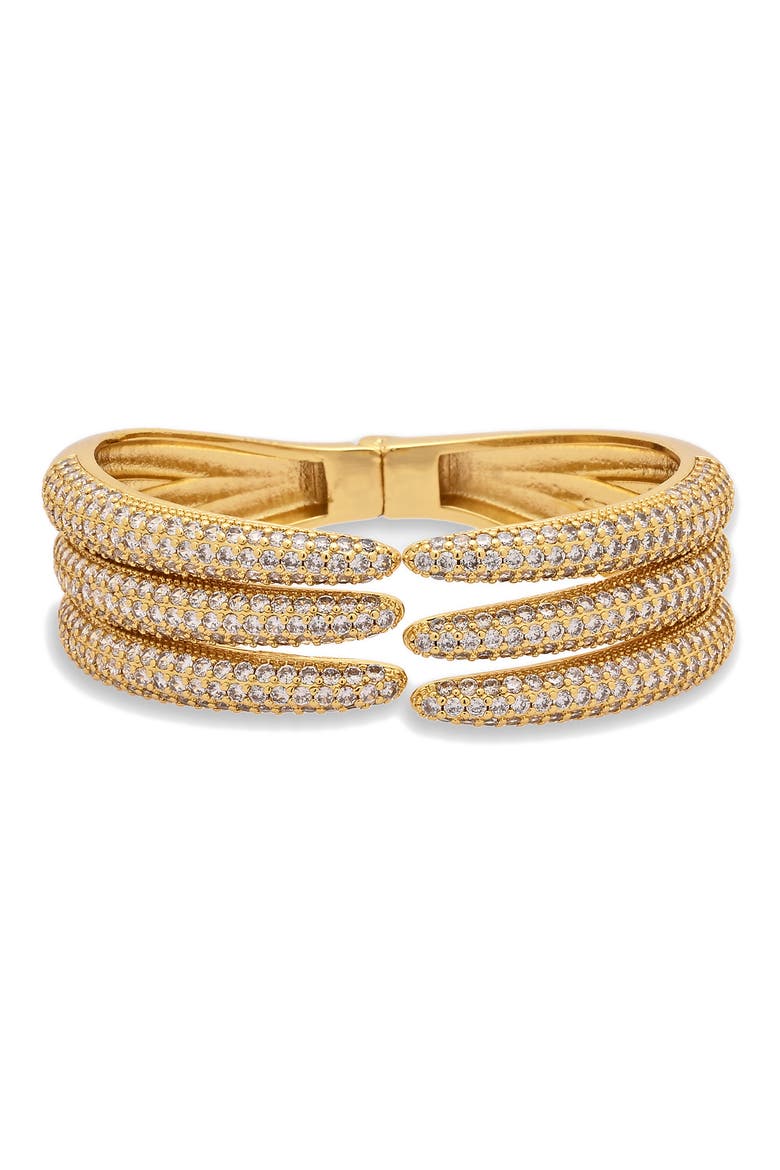 Elora Hinged Bracelet, Main, color, GOLD
