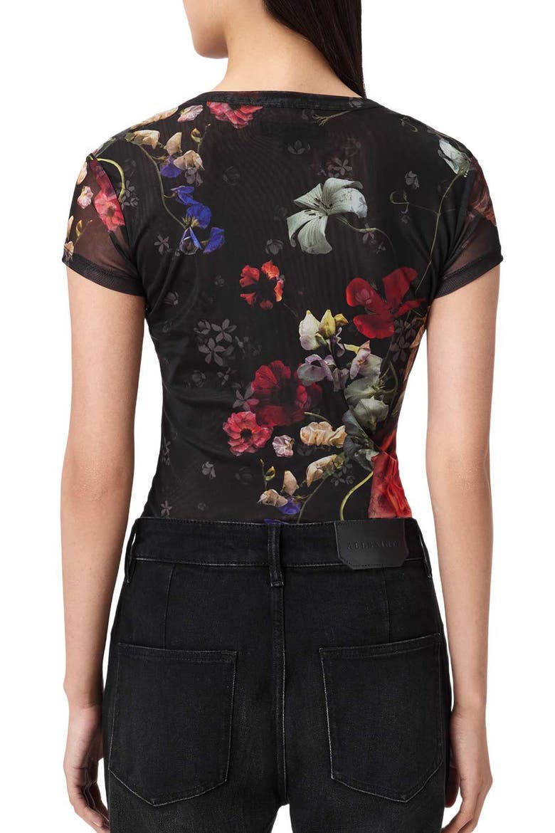 Ellie Mesh T-Shirt, Alternate, color, HAZE BLACK