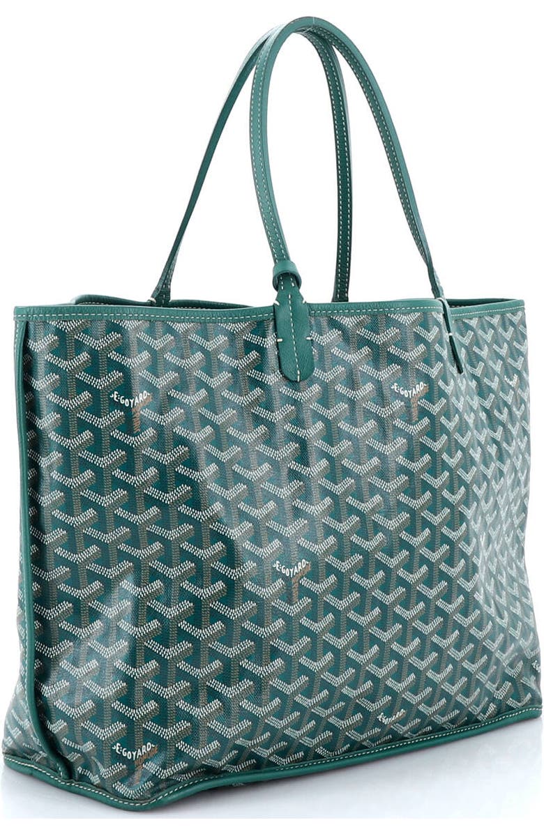 Pre-Owned Goyard Anjou Reversible Tote Coated Canvas PM, Alternate, color, Green