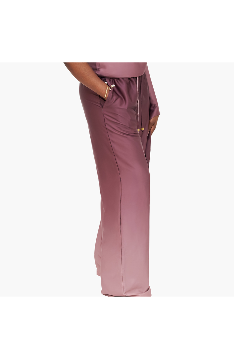 RICHANTEE High Waisted Wide Leg Drawstring Pants, Alternate, color, Brown