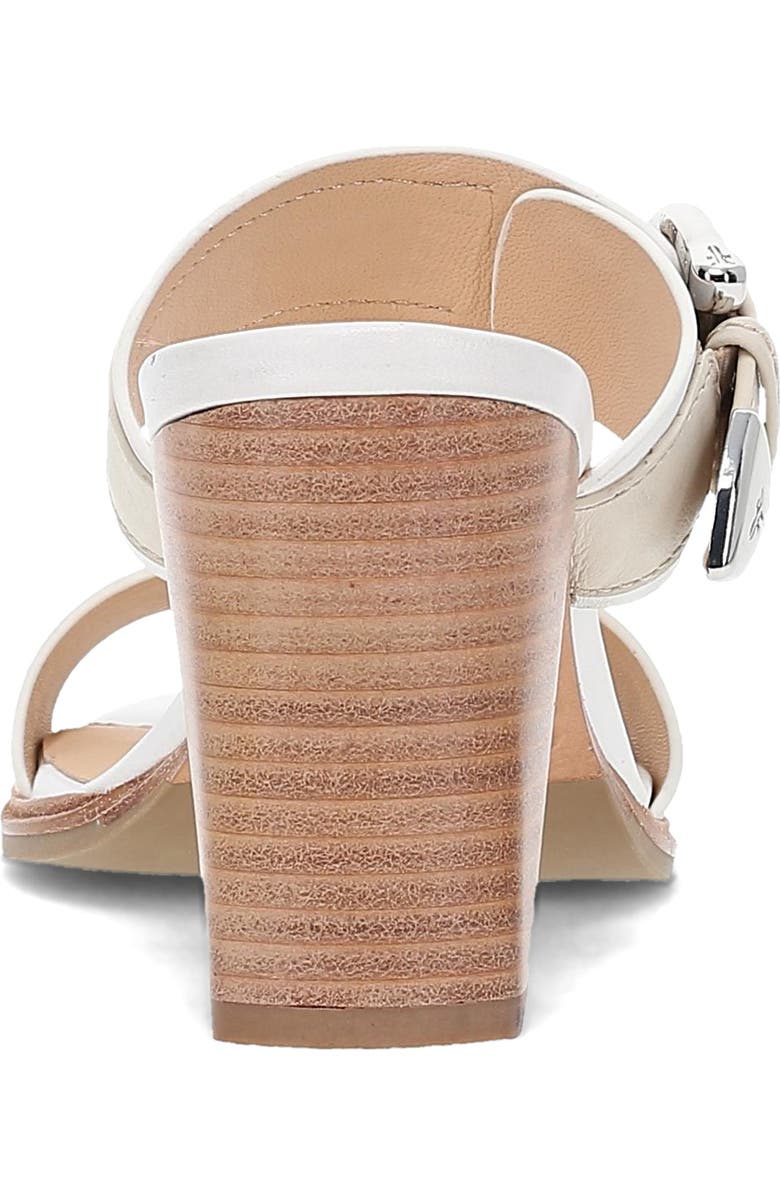 Frye Stella Buckle Sandal, Alternate, color, White/ Ivory