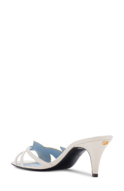 Valentino Open-toe High-heeled Sandals In Light Ivory/old Gold
