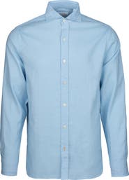 SWIMS Santorini Stretch Linen & Cotton Button-Up Shirt